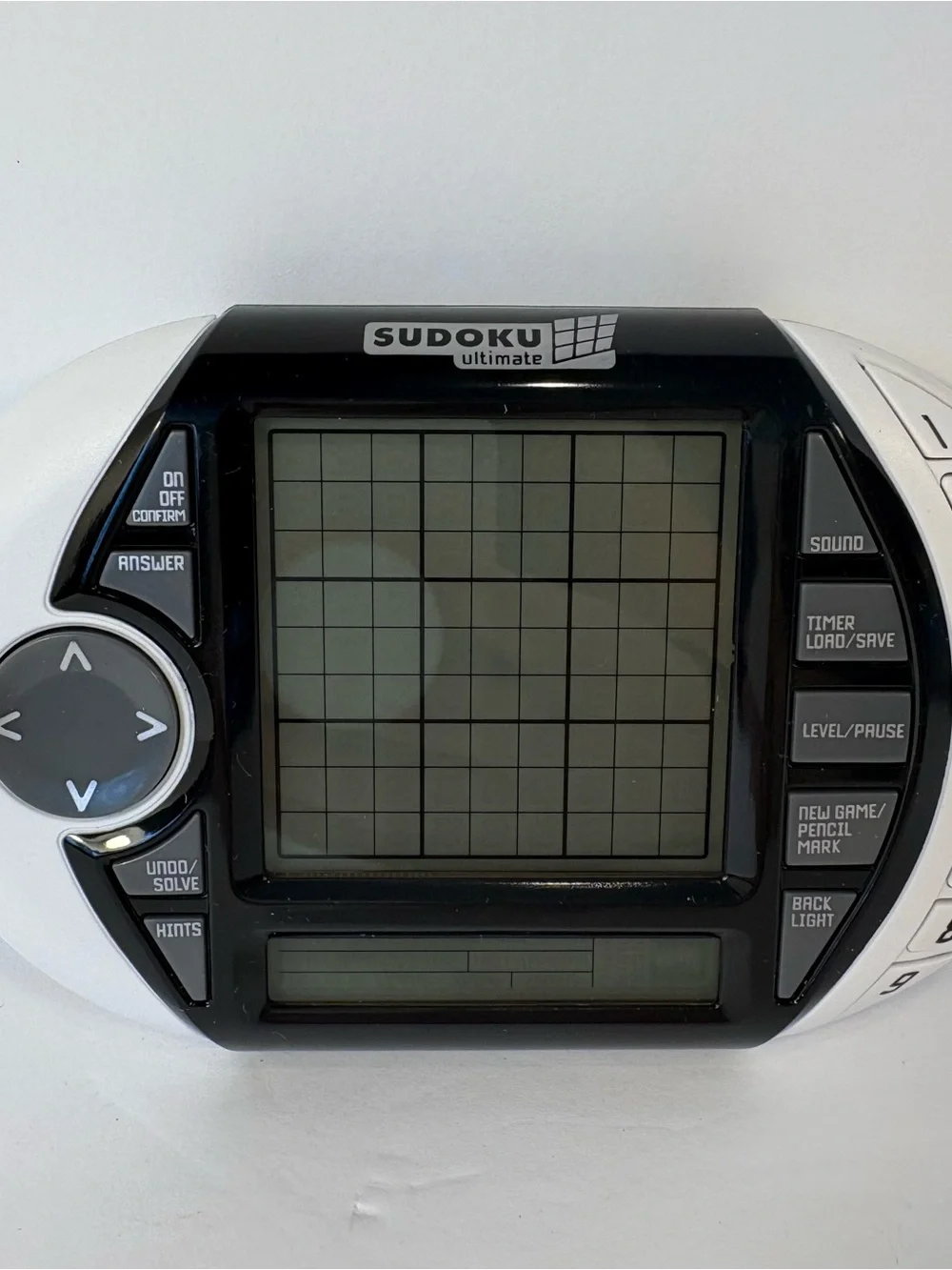 Sudoku ULTIMATE Electronic Handheld LCD Travel Game Screen WORKS